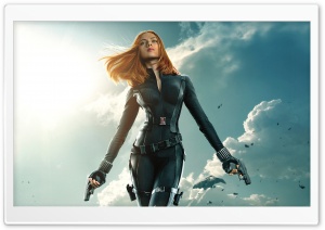 Black Widow in Captain America The Winter Soldier Ultra HD Wallpaper for 4K UHD Widescreen desktop, tablet & smartphone