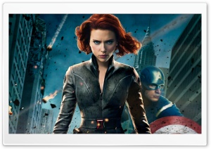 Black Widow Scarlett Johansson Ultra HD Wallpaper for 4K UHD Widescreen desktop, tablet & smartphone