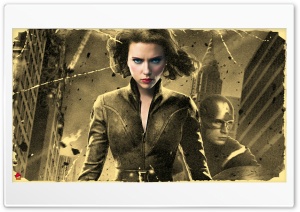 Black Widow (The Avengers 2012 Movie) Ultra HD Wallpaper for 4K UHD Widescreen desktop, tablet & smartphone