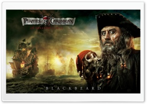 Blackbeard - 2011 Pirates Of The Caribbean On Stranger Tides Ultra HD Wallpaper for 4K UHD Widescreen desktop, tablet & smartphone