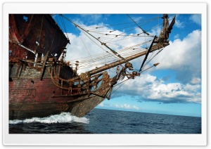 Blackbeard's Ship, The Queen Anne's Revenge Ultra HD Wallpaper for 4K UHD Widescreen desktop, tablet & smartphone
