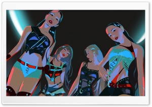 Blackpink Artwork 4K UHD Wallpaper for Widescreen and UltraWide Desktop, UltraHD TV, Smartphone, Tablet