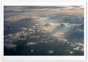 Blanket Of Clouds Over LGA Airport Ultra HD Wallpaper for 4K UHD Widescreen desktop, tablet & smartphone