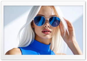 Blonde, Girl, Fashion, Model, Sunglasses 4K UHD Wallpaper for Widescreen and UltraWide Desktop, UltraHD TV, Smartphone, Tablet
