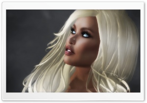 Blonde Girl with Blue Eyes Ultra HD Wallpaper for 4K UHD Widescreen desktop, tablet & smartphone