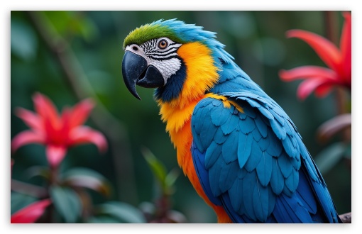 Blue and yellow Macaw, Ara ararauna, Blue and gold Macaw, Parrot, Bird UltraHD Wallpaper for HD 16:9 ; UltraWide 21:9 24:10 ; Widescreen 16:10 5:3 ; Fullscreen 4:3 5:4 3:2 ; Tablet 1:1 ; Mobile 9:16 9:19.5 9:20 10:16 2:3 3:5 3:4 ;
