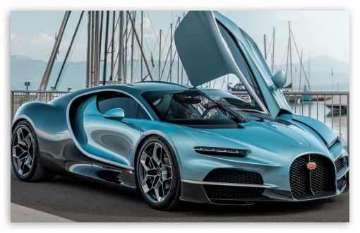 Blue Bugatti Tourbillon Hypercar UltraHD Wallpaper for UHD 16:9 ; HD 16:9 ; UltraWide 21:9 24:10 ; Widescreen 16:10 ;