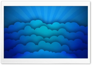 Blue Clouds Ultra HD Wallpaper for 4K UHD Widescreen desktop, tablet & smartphone