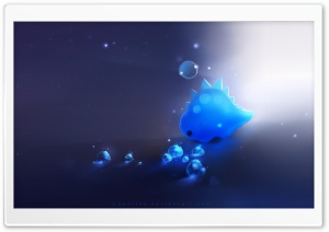 Blue Dino Ultra HD Wallpaper for 4K UHD Widescreen desktop, tablet & smartphone