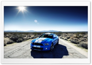 Blue Ford Shelby Ultra HD Wallpaper for 4K UHD Widescreen desktop, tablet & smartphone