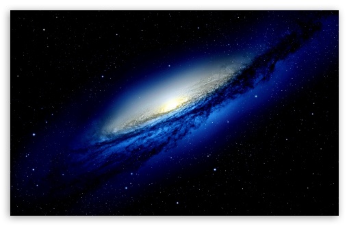 Blue Galaxy Ultra HD Desktop Background Wallpaper for 4K UHD TV ...