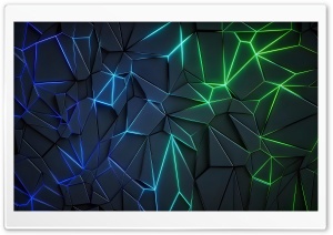 Blue Green Neon Lights 4K UHD Wallpaper for Widescreen and UltraWide Desktop, UltraHD TV, Smartphone, Tablet