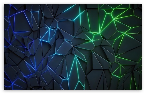 Blue Green Neon Lights UltraHD Wallpaper for Widescreen 16:10 ;