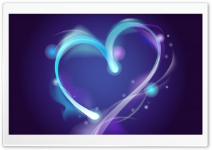 Blue Heart Ultra HD Wallpaper for 4K UHD Widescreen desktop, tablet & smartphone