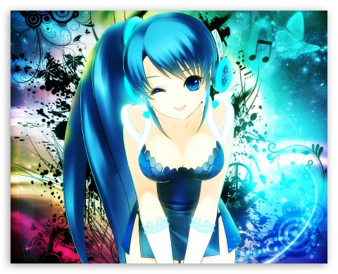 Manga Girl 4K UHD Background Wallpaper for UltraHD Desktop and TV