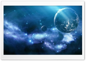 Blue Nebula Ultra HD Wallpaper for 4K UHD Widescreen desktop, tablet & smartphone