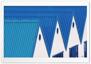 Blue Roofs Ultra HD Wallpaper for 4K UHD Widescreen desktop, tablet & smartphone
