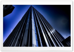 Blue Skyscraper Ultra HD Wallpaper for 4K UHD Widescreen desktop, tablet & smartphone