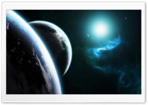 Blue Space Ultra HD Wallpaper for 4K UHD Widescreen desktop, tablet & smartphone
