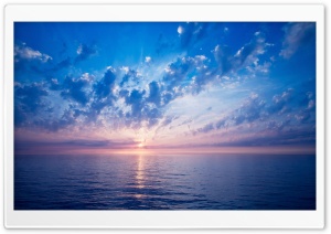 Blue Sunrise Ultra HD Wallpaper for 4K UHD Widescreen desktop, tablet & smartphone