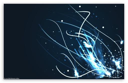 Blue Waves UltraHD Wallpaper for Widescreen 16:10 ;