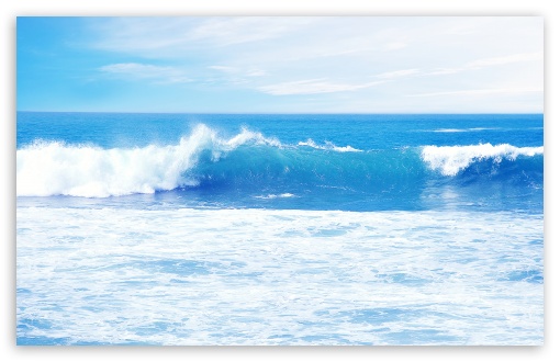 Blue Waves UltraHD Wallpaper for HD 16:9 ; Widescreen 16:10 5:3 ;