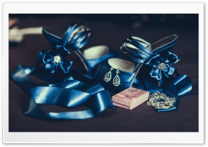 Blue Wedding Sandals Ultra HD Wallpaper for 4K UHD Widescreen desktop, tablet & smartphone