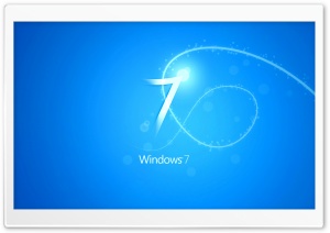 Blue Windows 7 Background Ultra HD Wallpaper for 4K UHD Widescreen desktop, tablet & smartphone