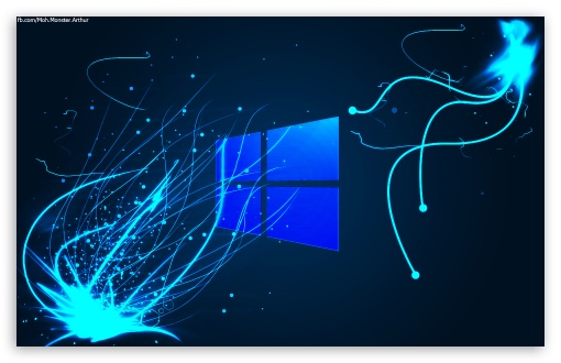 Blue Windows 8 UltraHD Wallpaper for Widescreen 16:10 ;