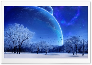 Blue Winter Ultra HD Wallpaper for 4K UHD Widescreen desktop, tablet & smartphone