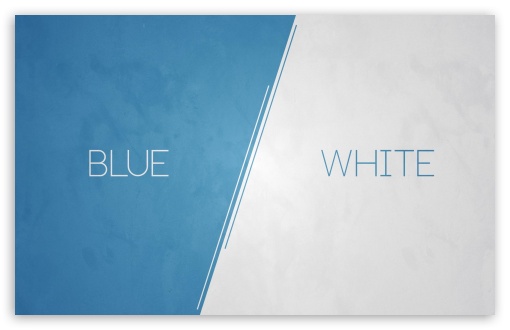 BlueNWhite UltraHD Wallpaper for Widescreen 16:10 ;