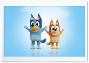 Bluey and Bingo The 3D Animation Movie 2027 4K UHD Wallpaper for Widescreen and UltraWide Desktop, UltraHD TV, Smartphone, Tablet
