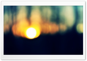 Blurred Sunset Ultra HD Wallpaper for 4K UHD Widescreen desktop, tablet & smartphone