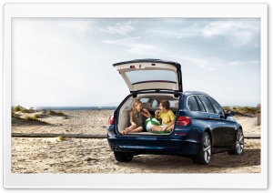 BMW 5 Series Touring F11   Beach Ultra HD Wallpaper for 4K UHD Widescreen desktop, tablet & smartphone