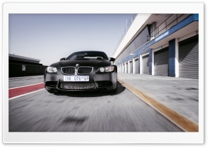 BMW M3 Black On Race Track Ultra HD Wallpaper for 4K UHD Widescreen desktop, tablet & smartphone