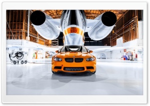 BMW M3 Orange Car Ultra HD Wallpaper for 4K UHD Widescreen desktop, tablet & smartphone