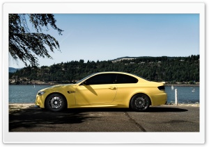 BMW M3 Yellow Ultra HD Wallpaper for 4K UHD Widescreen desktop, tablet & smartphone