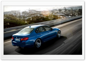 BMW M5 Blue Ride Ultra HD Wallpaper for 4K UHD Widescreen desktop, tablet & smartphone