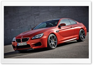 Bmw M6 Coupe Red Color Ultra HD Wallpaper for 4K UHD Widescreen Desktop, Lockscreen, Screensaver, TV, Tablet, Smartphone