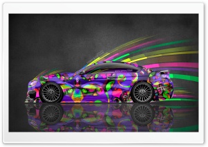 BMW M6 Super Abstract Car 2015 design by Tony Kokhan Ultra HD Wallpaper for 4K UHD Widescreen desktop, tablet & smartphone