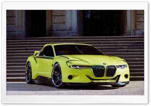BMW Yellow Concept Car Ultra HD Wallpaper for 4K UHD Widescreen desktop, tablet & smartphone