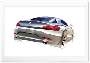 BMW Z4 Roadster Sketch Ultra HD Wallpaper for 4K UHD Widescreen desktop, tablet & smartphone