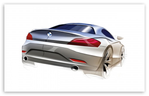 BMW Z4 Roadster Sketch UltraHD Wallpaper for HD 16:9 ; Widescreen 16:10 5:3 ; Fullscreen 4:3 5:4 3:2 ;