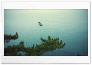 Boat at the Sea Ultra HD Wallpaper for 4K UHD Widescreen desktop, tablet & smartphone