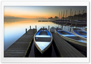 Boat Sunrise Ultra HD Wallpaper for 4K UHD Widescreen desktop, tablet & smartphone