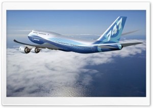 Boeing 747 8 Intercontinental Ultra HD Wallpaper for 4K UHD Widescreen desktop, tablet & smartphone