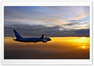 Boeing 787 Aerial Ultra HD Wallpaper for 4K UHD Widescreen desktop, tablet & smartphone