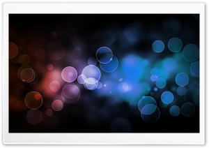 Bokeh, Black Background Ultra HD Wallpaper for 4K UHD Widescreen desktop, tablet & smartphone