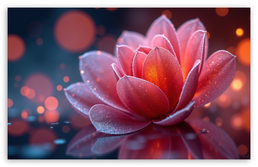 Bokeh, Flower, Magic, Dreamlike, Background, Pink Flower, Glitter UltraHD Wallpaper for UHD 16:9 ; HD 16:9 ; UltraWide 21:9 24:10 ; Widescreen 16:10 5:3 ; Fullscreen 4:3 5:4 3:2 ; Tablet 1:1 ; Dual 4:3 5:4 ;
