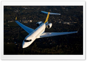 Bombardier Global 5000 Aircraft Ultra HD Wallpaper for 4K UHD Widescreen desktop, tablet & smartphone